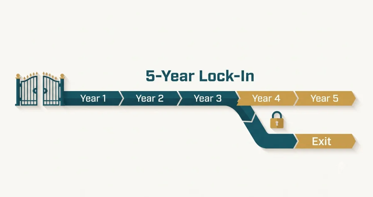 Section 44AD Lock-In Penalty: What Happens If You Exit Early (2026)