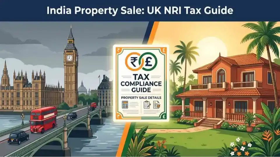 TDS on Sale of Property by NRI from UK: India Tax, DTAA and HMRC Guide (2025-26 & 2026-27)